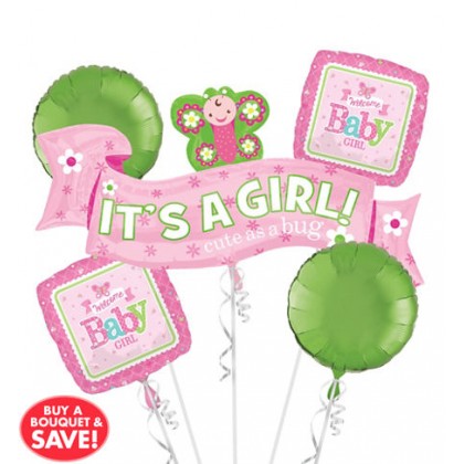 P75 Welcome Little One - Girl Bouquet