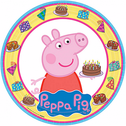 Peppa Pig™ Round Plates, 9 in