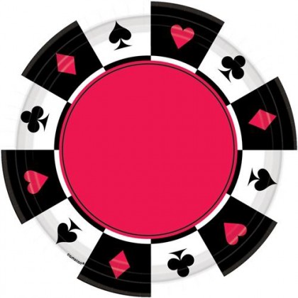 Place Your Bets Round Plates, 10 1/2"