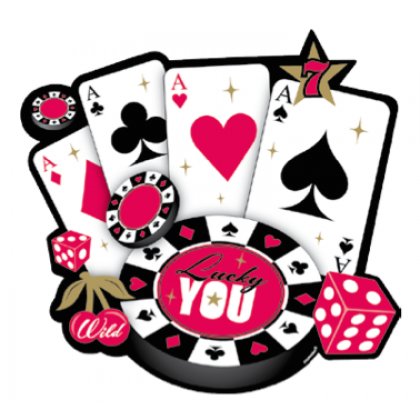 Place Your Bets Printed Paper Cutout