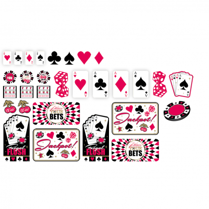 Place Your Bets Value Pack Cutouts - Printed Paper