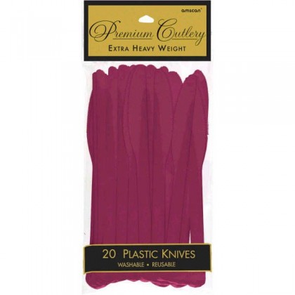 Plastic Knives - Berry