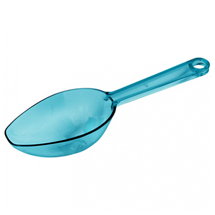 6 1/2" Scoop - Colors Plastic - Caribbean Blue