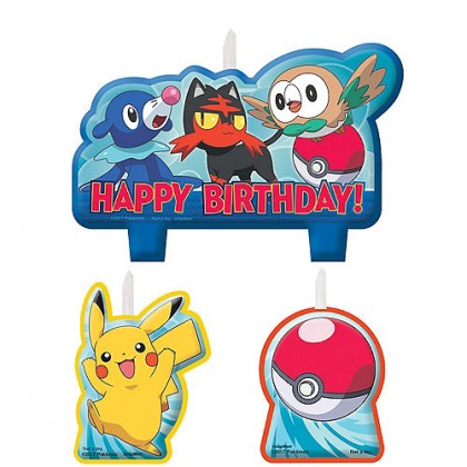 Pokémon Core Birthday Candle Set