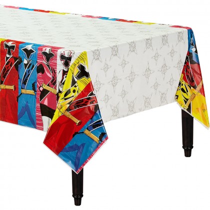 Power Rangers Ninja Steel Plastic Table Cover