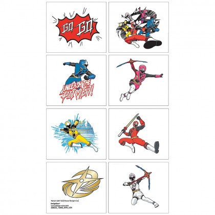 Power Rangers Ninja Steel Tattoo Favors