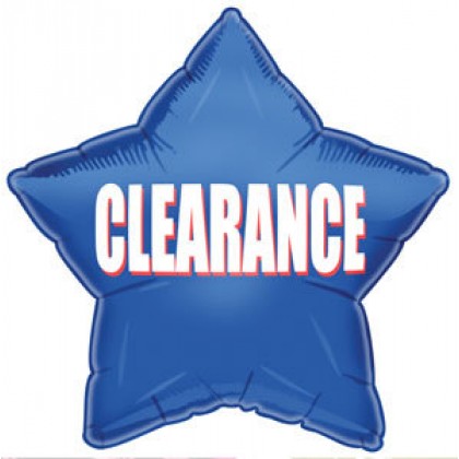 Q 20" Clearance Star Balloon