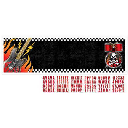 Rock On Personalized Giant Sign Banner