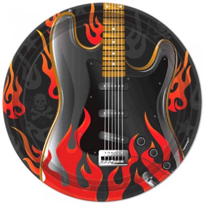 Rock On Round Plates, 10 1/2"