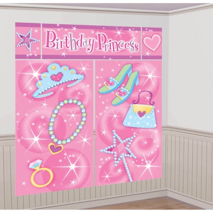Princess Scene Setters® Wall Dec. Kit - Plastic