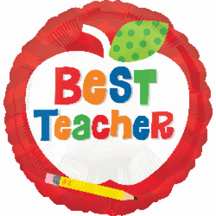 S40 17" Best Teacher Apple Standard HX®