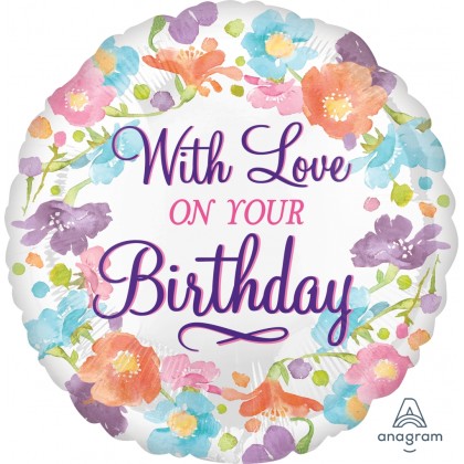 S40 17" With Love on your Birthday Standard HX®