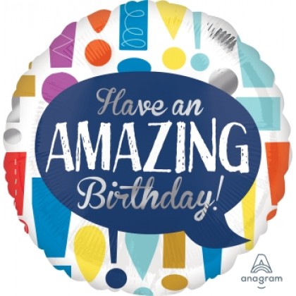 S40 17" Amazing Birthday Standard HX®