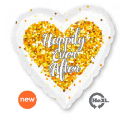 S40 17" Confetti Wedding Heart Standard HX®