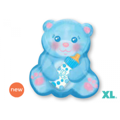 S50 16" Baby Boy Bear with Bottle Junior Shape XL®