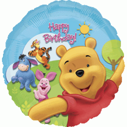 S60 17" Pooh + Friends Sunny Birthday Standard XL®