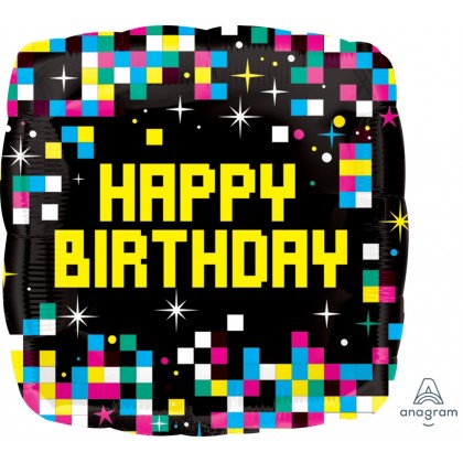 S70 21" Birthday Pixels ColorBlast XL®