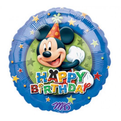 S60 17" Mickey Birthday Stars Standard HX®