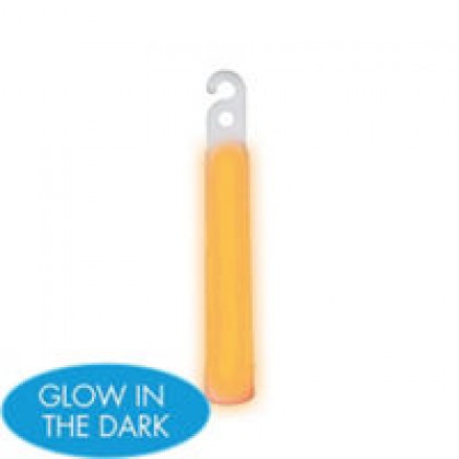 6" Glow Necklaces Orange