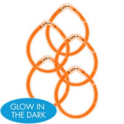 8" Glow Sticks Orange