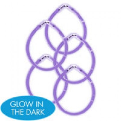 8" Glow Sticks Purple