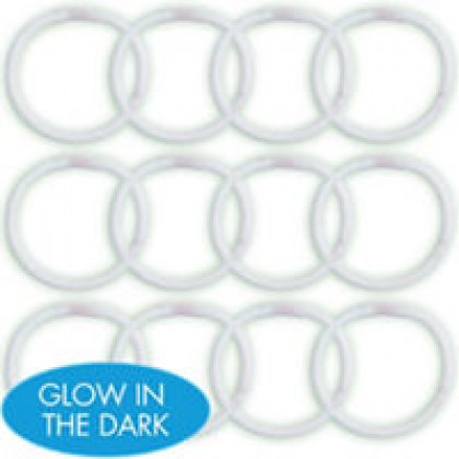 8" Glow Sticks Tube - White