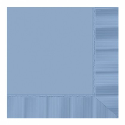 Pastel Blue 2-Ply Beverage Napkins - Paper
