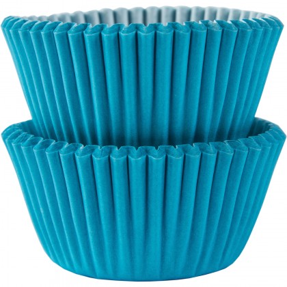 Mini Cupcake Cases Caribbean Blue