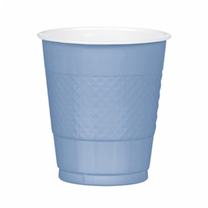 Powder Blue Festive Occasion® Plastic Tableware Cups, 12 oz