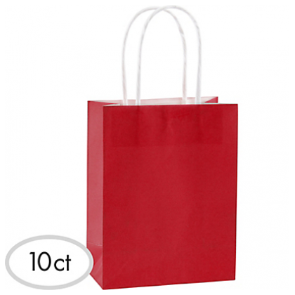 8 1/2"H x 5 1/4"W x 3 1/4"D Cub Bags Value Pack Red