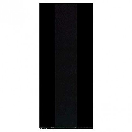9 1/2"H x 4"W x 2"D Cello Party Bags BLACK (Small)