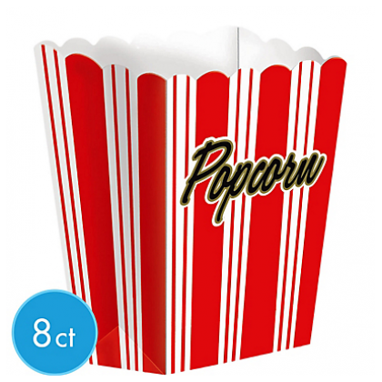 7 1/4" x 5 1/4" Large Popcorn Boxes - Paper
