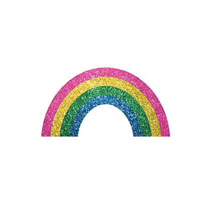 5" x 3 1/2" Body Jewelry - Rainbow