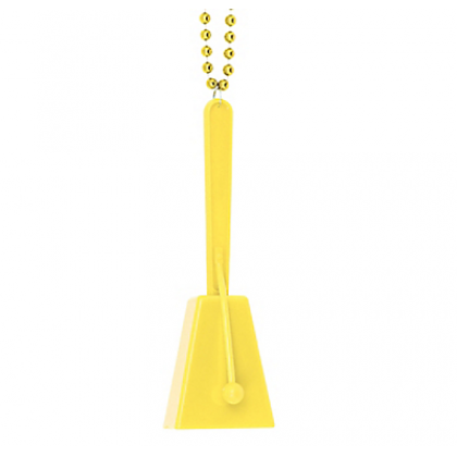 Necklace, 36"; Clacker, 4" Clacker Necklaces Yellow