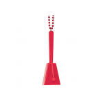 Necklace, 36"; Clacker, 4" Clacker Necklaces Red