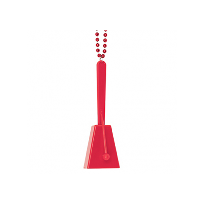 Necklace, 36"; Clacker, 4" Clacker Necklaces Red