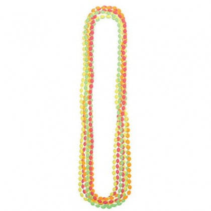 30" Metallic Necklaces Neon