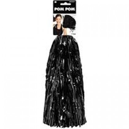 15" Pom Pom Mixes Black