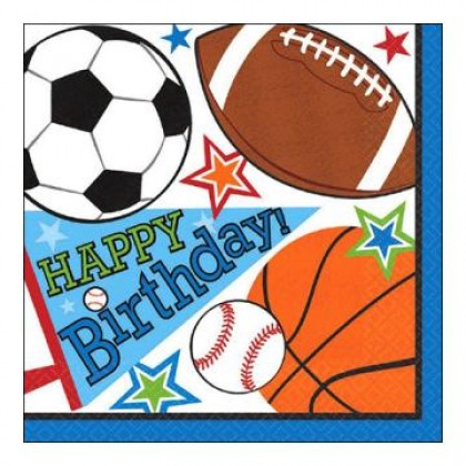 Sports Party Luncheon Napkins