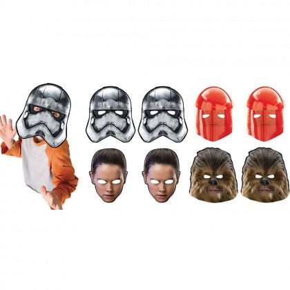 Star Wars Episode VIII Masks - Paper