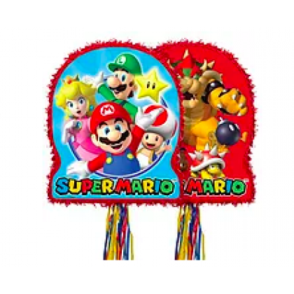 Super Mario Brothers™ Licensed Outline Pull Piñata