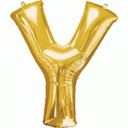 P50 35" (Gold) Letter Y SuperShape™