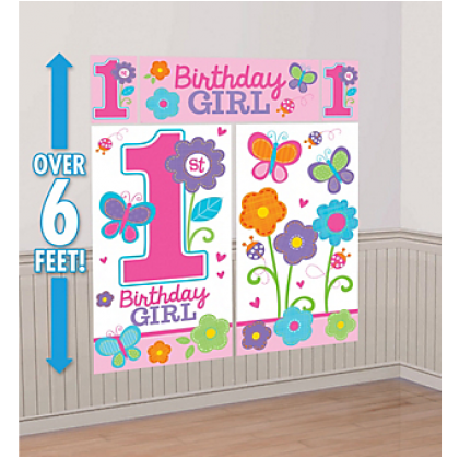 Sweet Birthday Girl Beverage Napkins