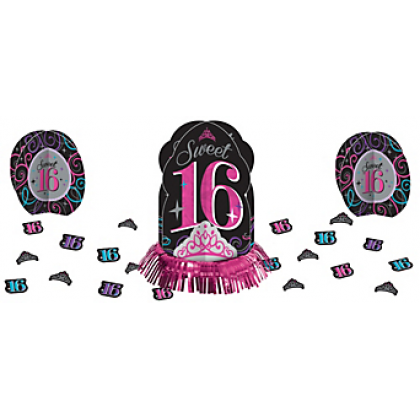 Sweet Sixteen Celebration Table Decorating Kit