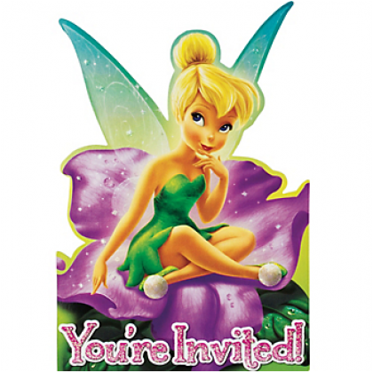 ©Disney Tinker Bell Postcard Invitations