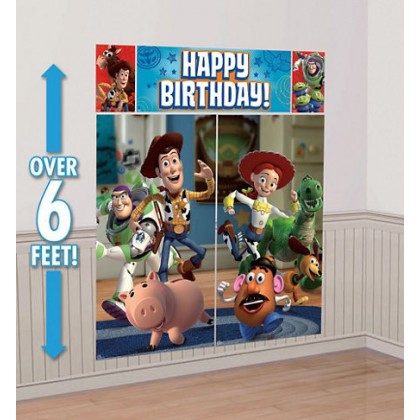 ©Disney/Pixar Toy Story Power Up Scene Setters® Wall Dec. Kit - Plastic