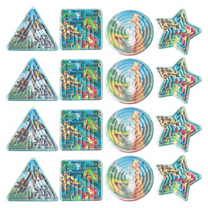 2 3/4" x 2 3/8" Rainforest Friends Puzzle Favors