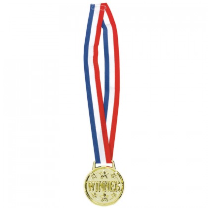 Ribbon, 30" w/Medal, 3 1/4" Necklace Award Medal Jumbo