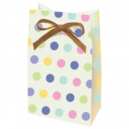 Tiny Bundle Paper Favor Bags w/Ribbons