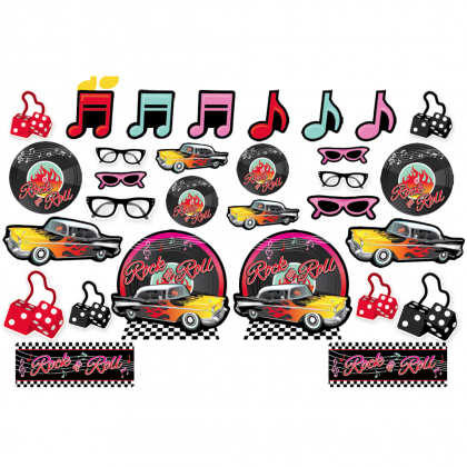 5", 7", 11" Classic 50's Mega Value Pack Cutout Asst.